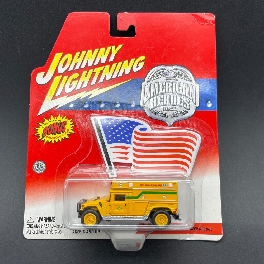 Johnny Lightning American Heroes USA 1998 '98 Hummer Underwater Rescue 1:64